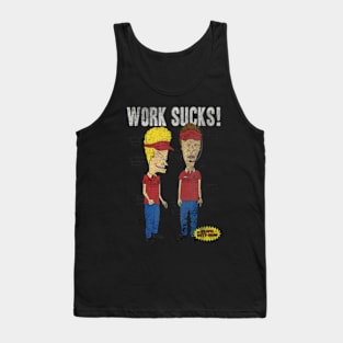 Work Suck Beavis Tank Top